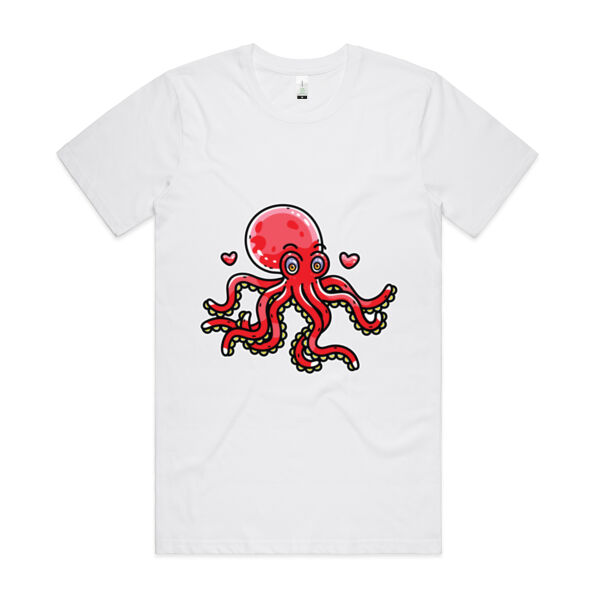 Octo - Cherry - AS Colour - Organic Cotton Unisex Tee Thumbnail