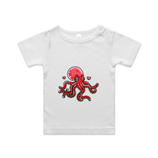 Octo - Cherry - AS Colour - Infant Wee Tee Thumbnail