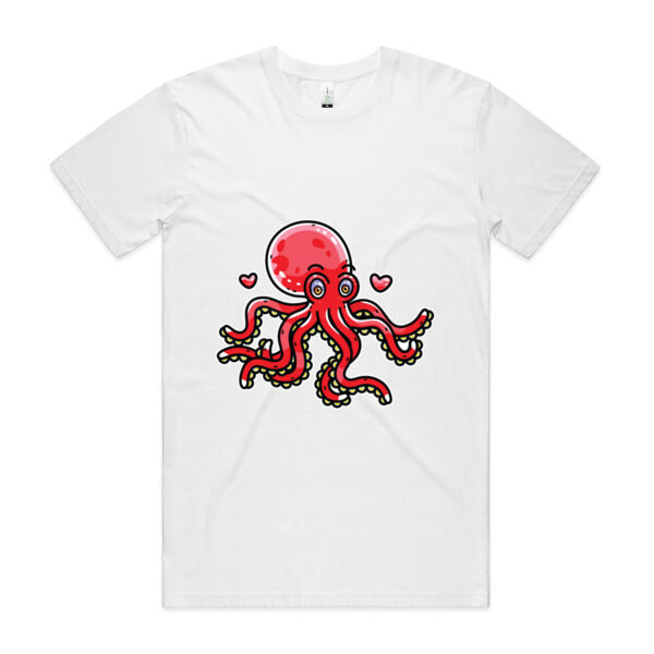 Octo - Cherry - AS Colour - Organic Staple Tee Thumbnail