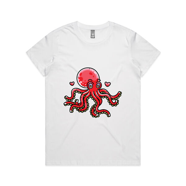 Octo - Cherry - AS Colour - Women's Maple Tee Thumbnail