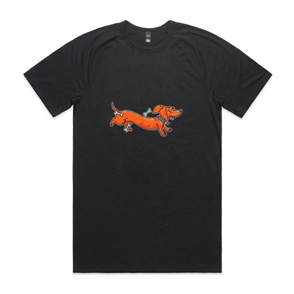 Sausage Dog - Stretchy V2 - AS Colour - Staple Active Blend Tee Thumbnail
