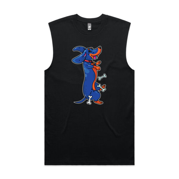 Sausage Dog - Black&Tan - AS Colour - Classic Tank Thumbnail