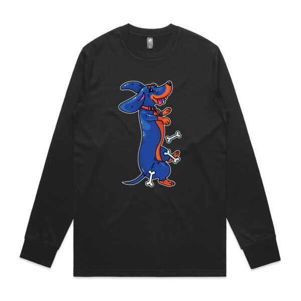 Sausage Dog - Black&Tan - AS Colour - Classic L/S Tee Thumbnail