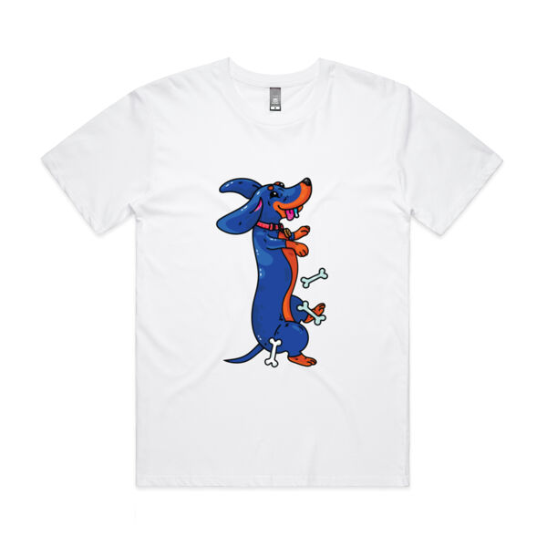 Sausage Dog - Black&Tan - AS Colour - Mens Staple Minus Tee  Thumbnail