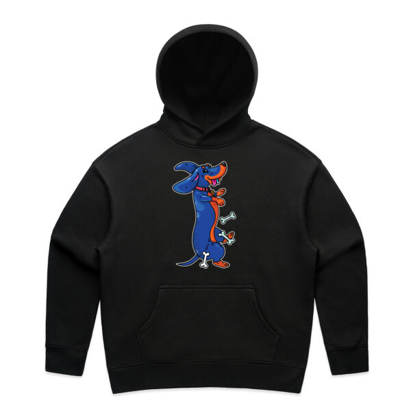 Sausage Dog - Black&Tan - AS Colour - Women's Relax Hood Thumbnail