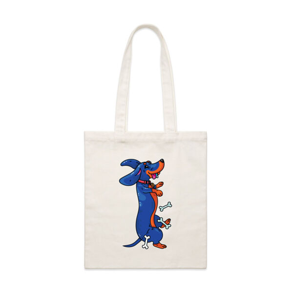 Sausage Dog - Black&Tan - AS Colour - Parcel Tote (Smallest) Thumbnail