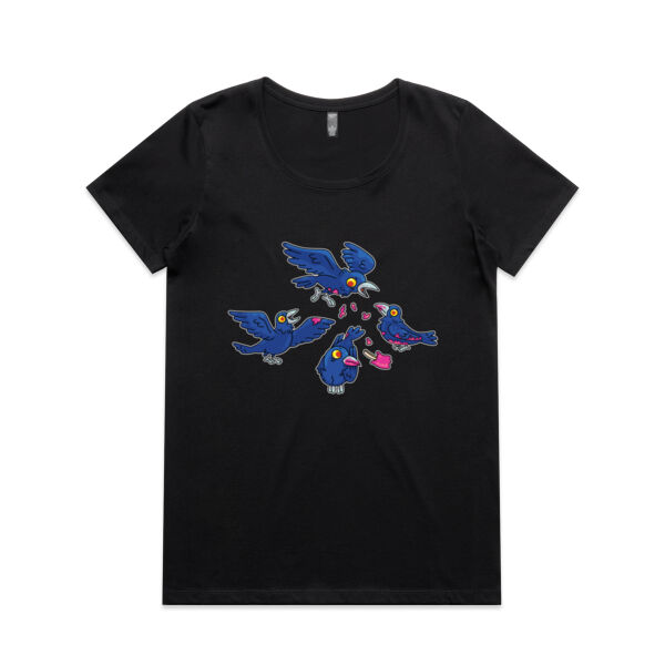 Hungry Crows - AS Colour - Women's Maple Scoop Tee Thumbnail