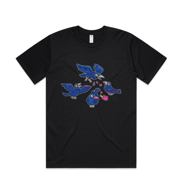 Hungry Crows - AS Colour - Mens Classic Minus Tee Thumbnail