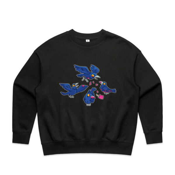 Hungry Crows - AS Colour - Wo's Heavy Crew Thumbnail