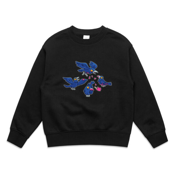 Hungry Crows - AS Colour - Kids Relax Crew Thumbnail