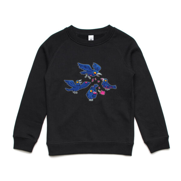 Hungry Crows - AS Colour - Youth Supply Crew Sweatshirt Thumbnail