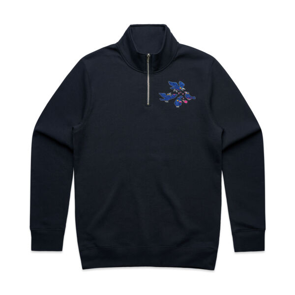 Hungry Crows - AS Colour - Mens Stencil Half Zip  Thumbnail