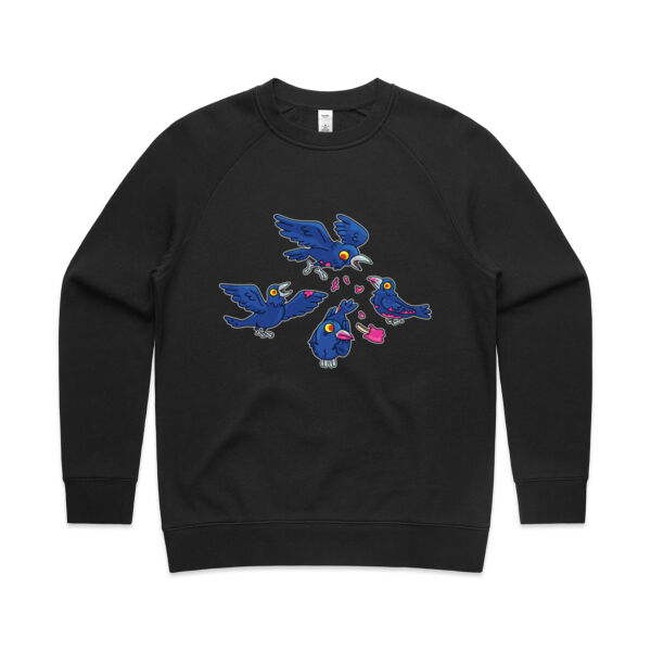 Hungry Crows - AS Colour - Women's Supply Crew Thumbnail