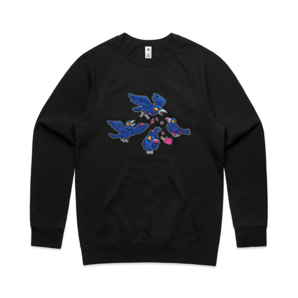 Hungry Crows - AS Colour - Men's Supply Crew Sweatshirt Thumbnail