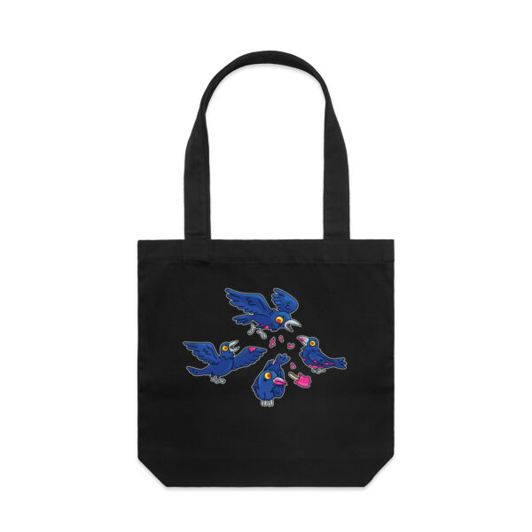Hungry Crows - AS Colour - Canvas Tote 'Carrie' Bag  Thumbnail