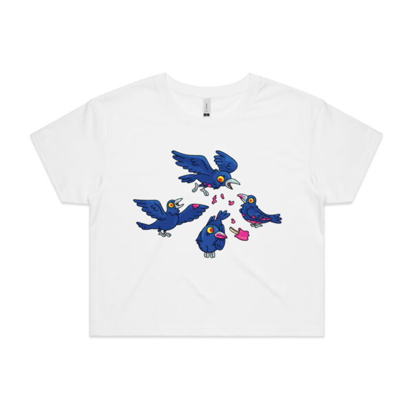 Hungry Crows - AS Colour - Women's Crop Tee Thumbnail