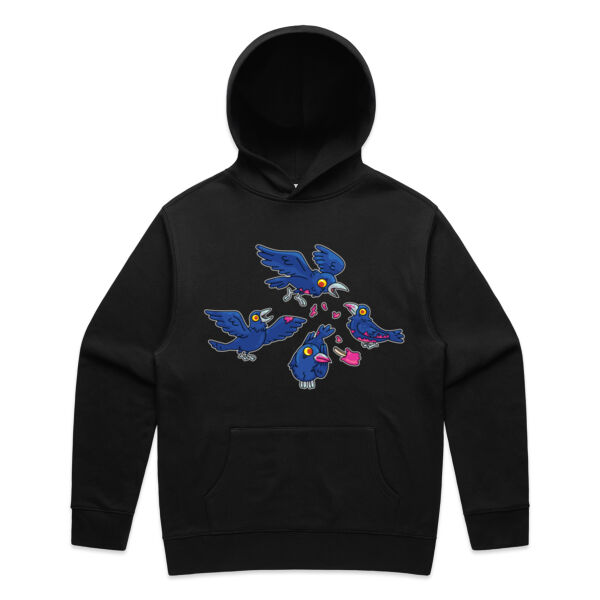 Hungry Crows - AS Colour - Mens Relax Hood Thumbnail