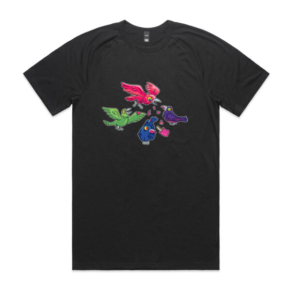 Hungry Crows - V2 - AS Colour - Staple Active Blend Tee Thumbnail