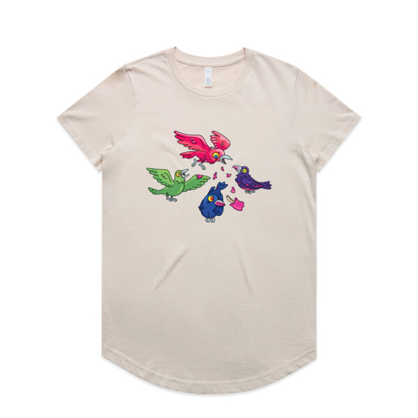 Hungry Crows - V2 - AS Colour - Women's Maple Curve Tee Thumbnail