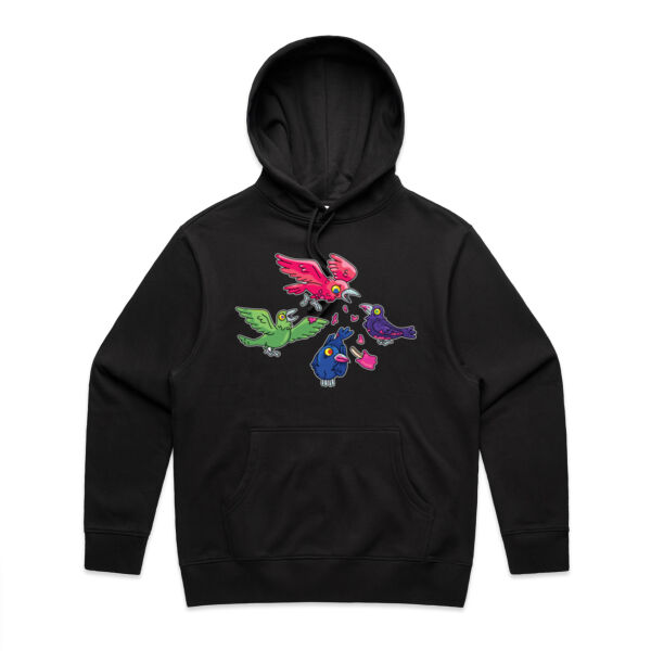 Hungry Crows - V2 - AS Colour - Men's Heavy Hood Thumbnail