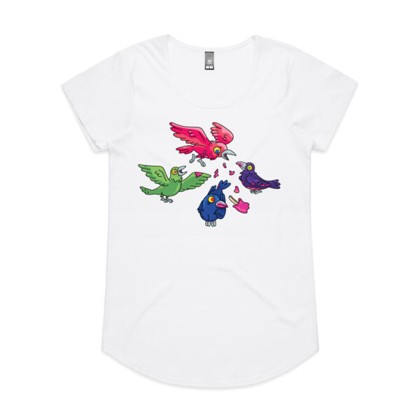 Hungry Crows - V2 - AS Colour - Women's 'Mali' Scoop Tee Thumbnail