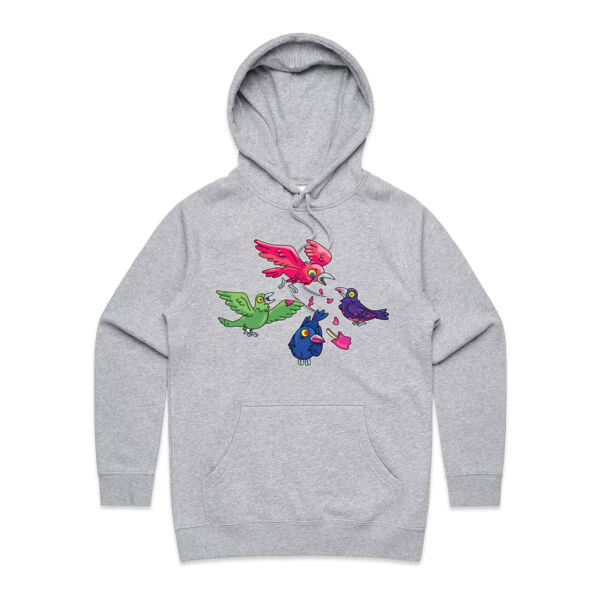 Hungry Crows - V2 - AS Colour - Women's Supply Hood Thumbnail