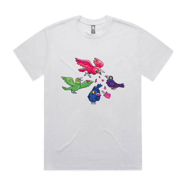 Hungry Crows - V2 - AS Colour - Men's Heavy Tee Thumbnail