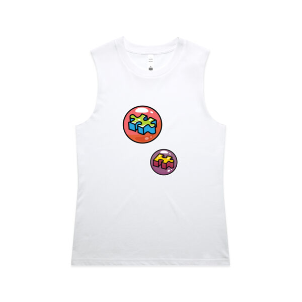 Puzzle Bubble - AS Colour - Women's Maple Tank Thumbnail