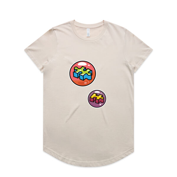 Puzzle Bubble - AS Colour - Women's Maple Curve Tee Thumbnail