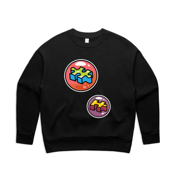 Puzzle Bubble - AS Colour - Women's Relax Crew Thumbnail