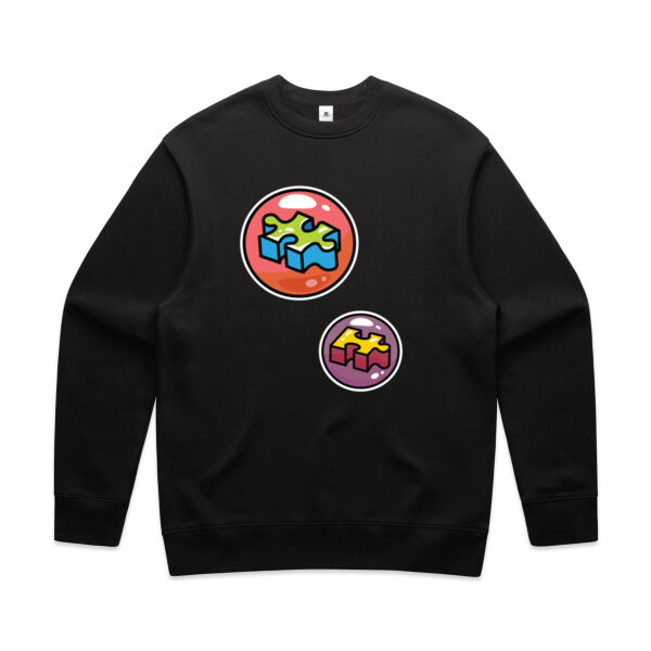 Puzzle Bubble - AS Colour - Men's Relax Crew Thumbnail