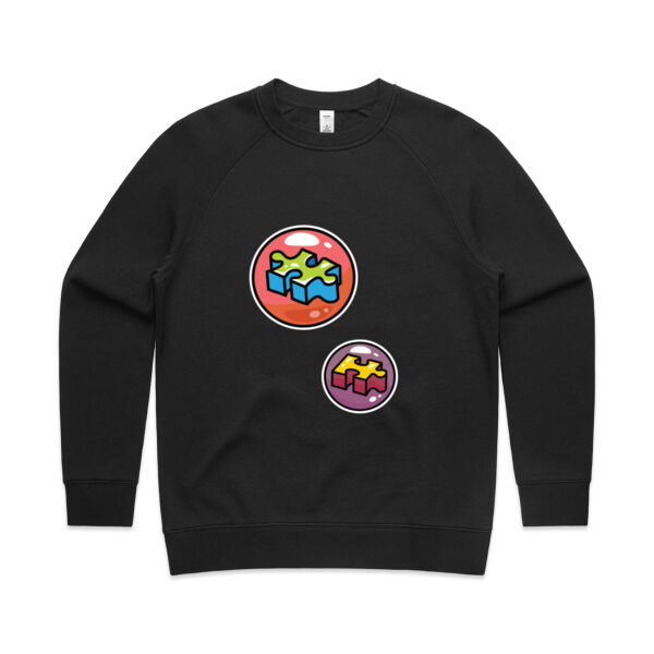 Puzzle Bubble - AS Colour - Women's Supply Crew Thumbnail
