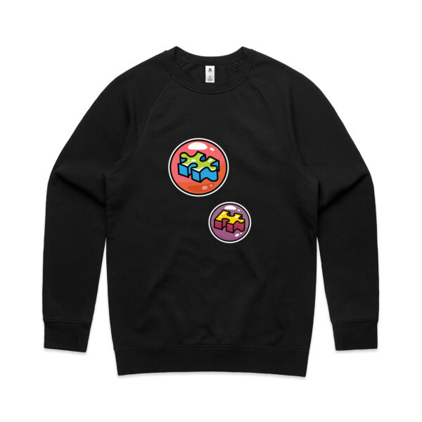 Puzzle Bubble - AS Colour - Men's Supply Crew Sweatshirt Thumbnail