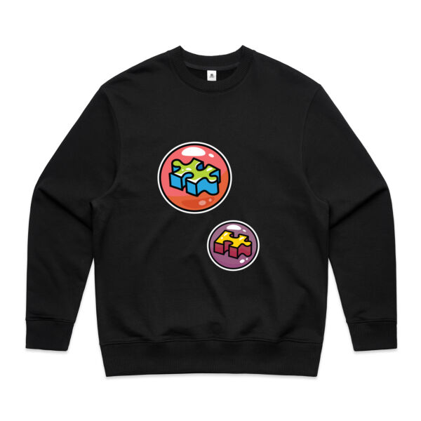 Puzzle Bubble - AS Colour - Men's Heavy Crew Thumbnail