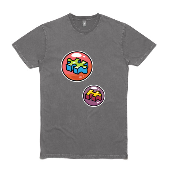 Puzzle Bubble - AS Colour Stone Wash Staple Tee Thumbnail