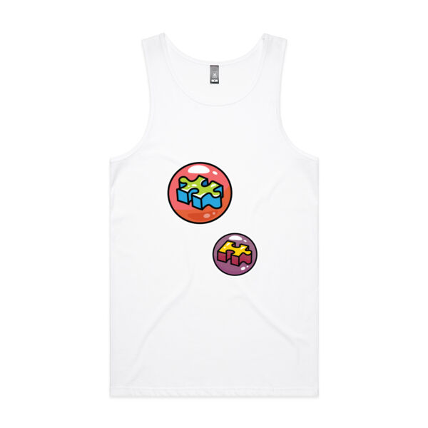 Puzzle Bubble - AS Colour - Men's Lowdown Singlet Thumbnail
