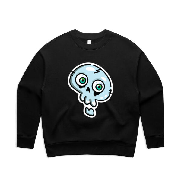 Curious Skelly - AS Colour - Women's Relax Crew Thumbnail