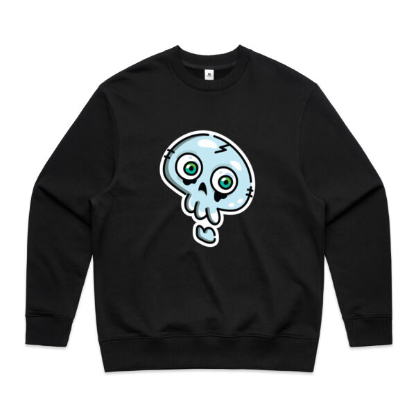 Curious Skelly - AS Colour - Men's Heavy Crew Thumbnail
