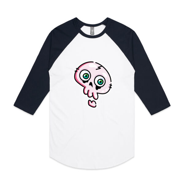 Stares & Scares - AS Colour - 3/4 Raglan Baseball Sleeve Tee Thumbnail