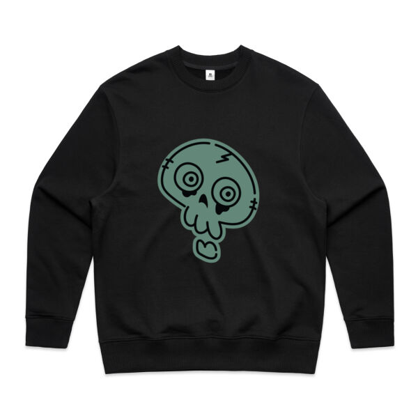 Digital Skelly - AS Colour - Men's Heavy Crew Thumbnail