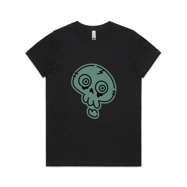 Digital Skelly - AS Colour - Women's  Maple ORGANIC Tee Thumbnail