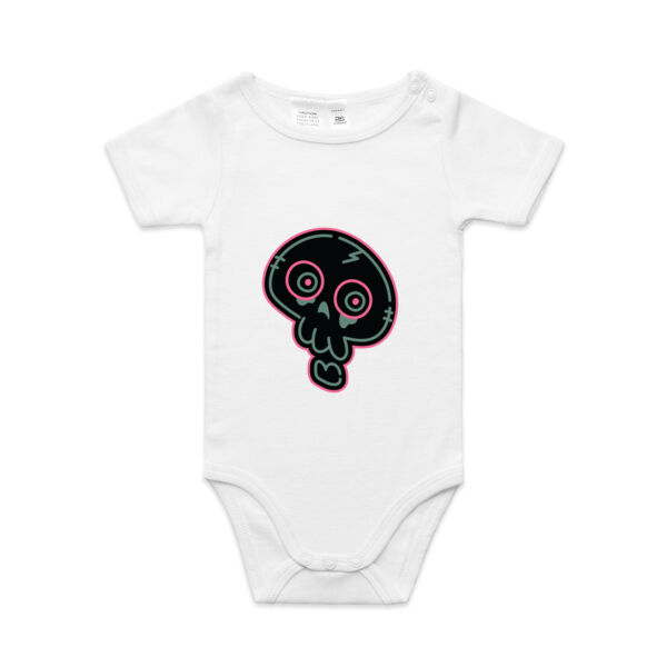 Neon Skelly - AS Colour - Baby 'Mini-me' Onesie Romper Thumbnail