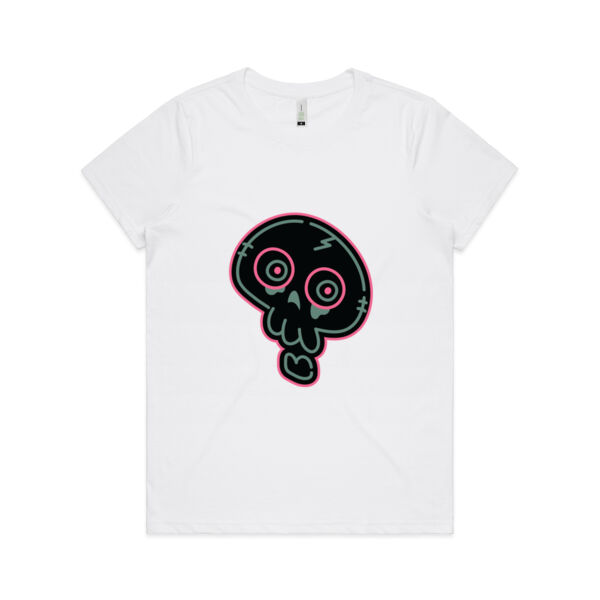 Neon Skelly - AS Colour - Women's  Maple ORGANIC Tee Thumbnail