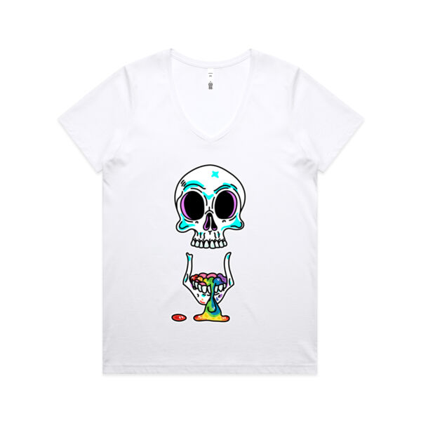 Spouting Rainbows - AS Colour - Women's Maple V Neck Tee Thumbnail