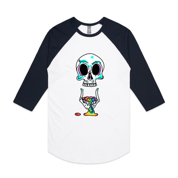 Spouting Rainbows - AS Colour - 3/4 Raglan Baseball Sleeve Tee Thumbnail