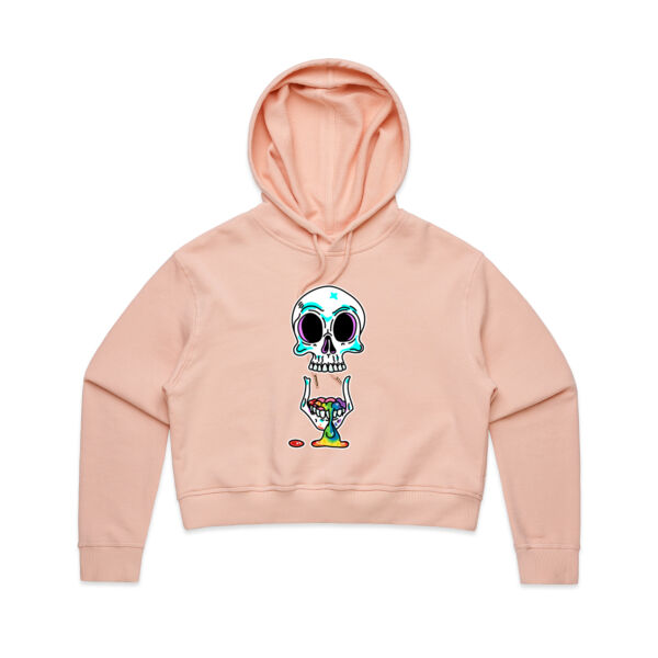 Spouting Rainbows - AS Colour - Women's Crop Hood Thumbnail