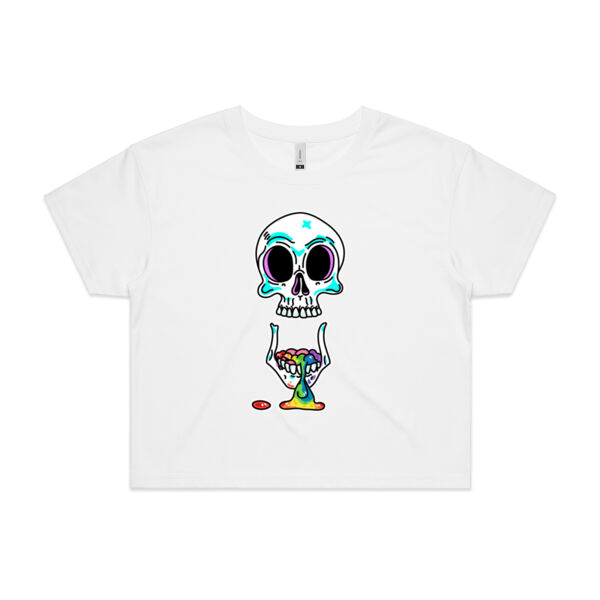 Spouting Rainbows - AS Colour - Women's Crop Tee Thumbnail