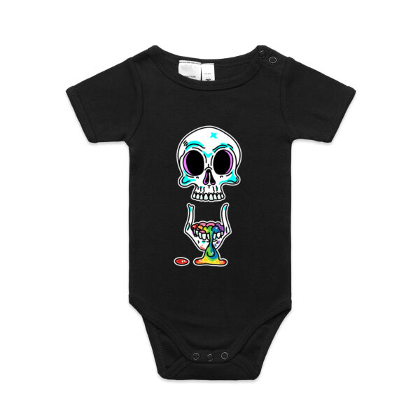 Spouting Rainbows - AS Colour - Baby 'Mini-me' Onesie Romper Thumbnail