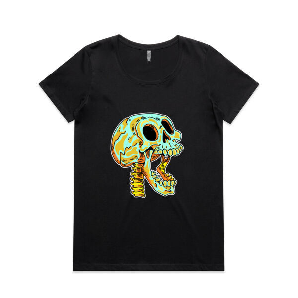 Screaming Skull V1 - AS Colour - Women's Maple Scoop Tee Thumbnail