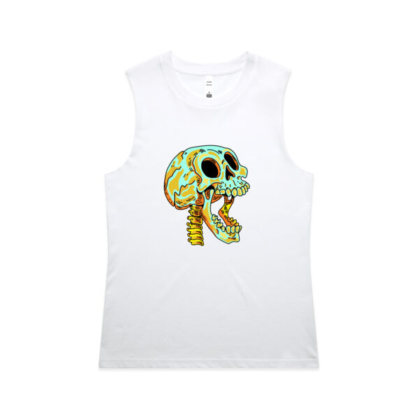 Screaming Skull V1 - AS Colour - Women's Maple Tank Thumbnail